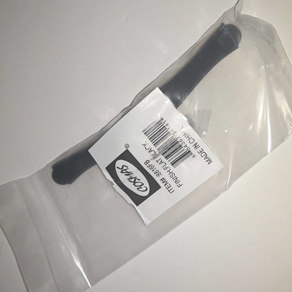 Cosmas Flat Black Cabinet/Drawer Pulls 25 ct Metal NEW Redesign Freshen Up - Picture 1 of 4
